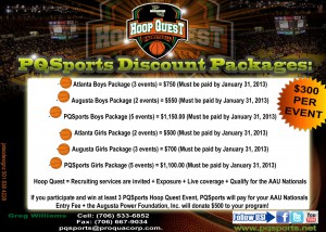 PQSports Discount Packages 2013
